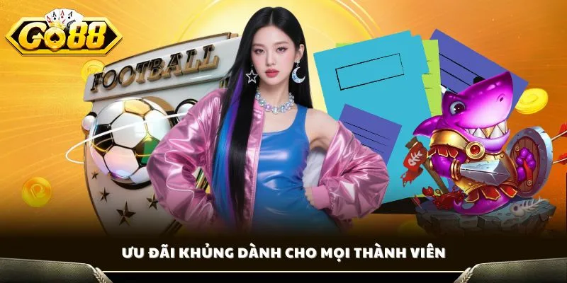 Ưu đãi khủng dành cho mọi thành viên